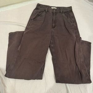 garage cargo jeans with pocket detailing